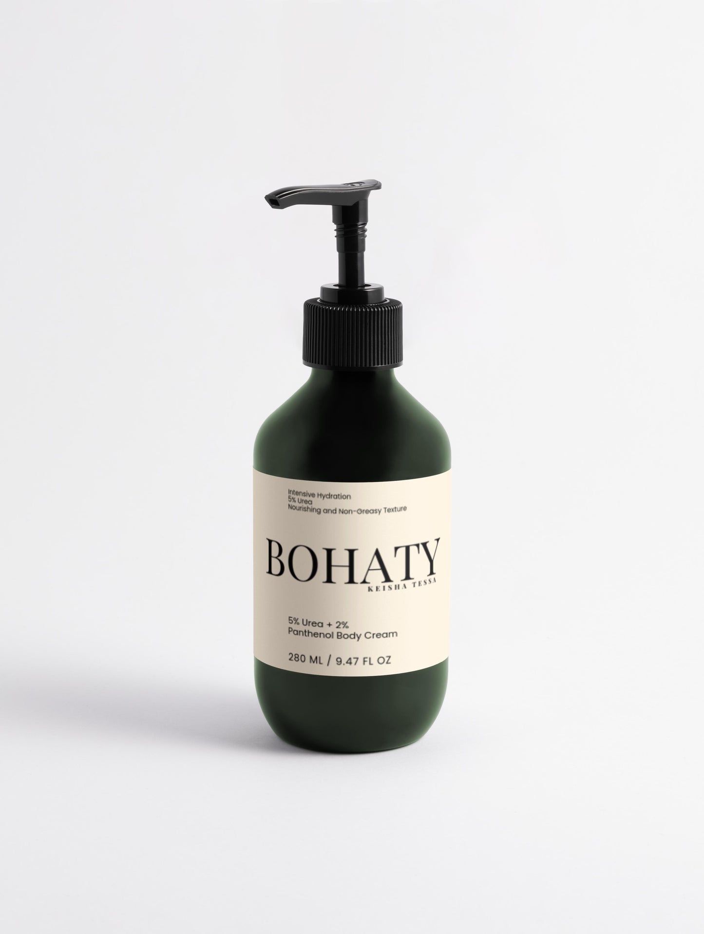 BOHATY Deep Hydration Body Cream – Urea + Panthenol + Hyaluronic Acid