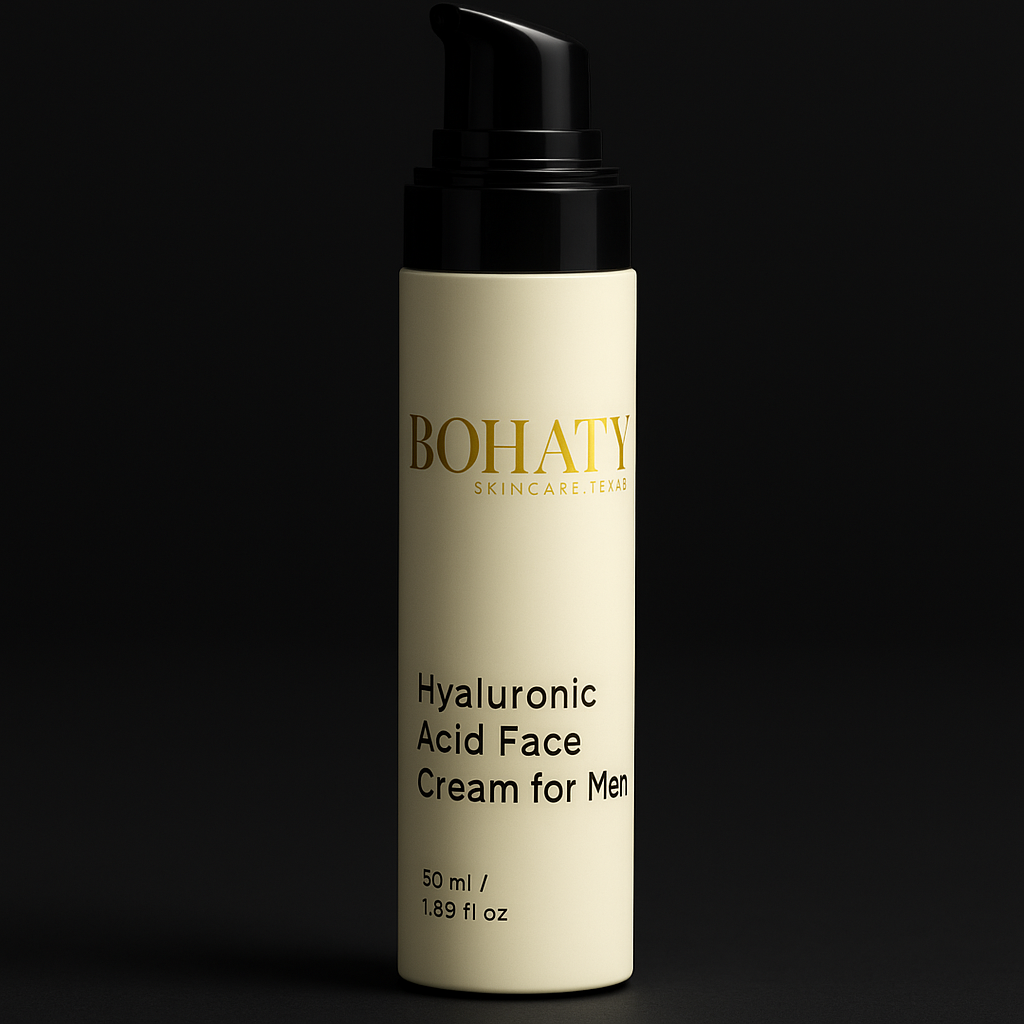 Luxury Men’s Hyaluronic Acid Face Cream – Vegan | BOHATY by Keisha Tessa