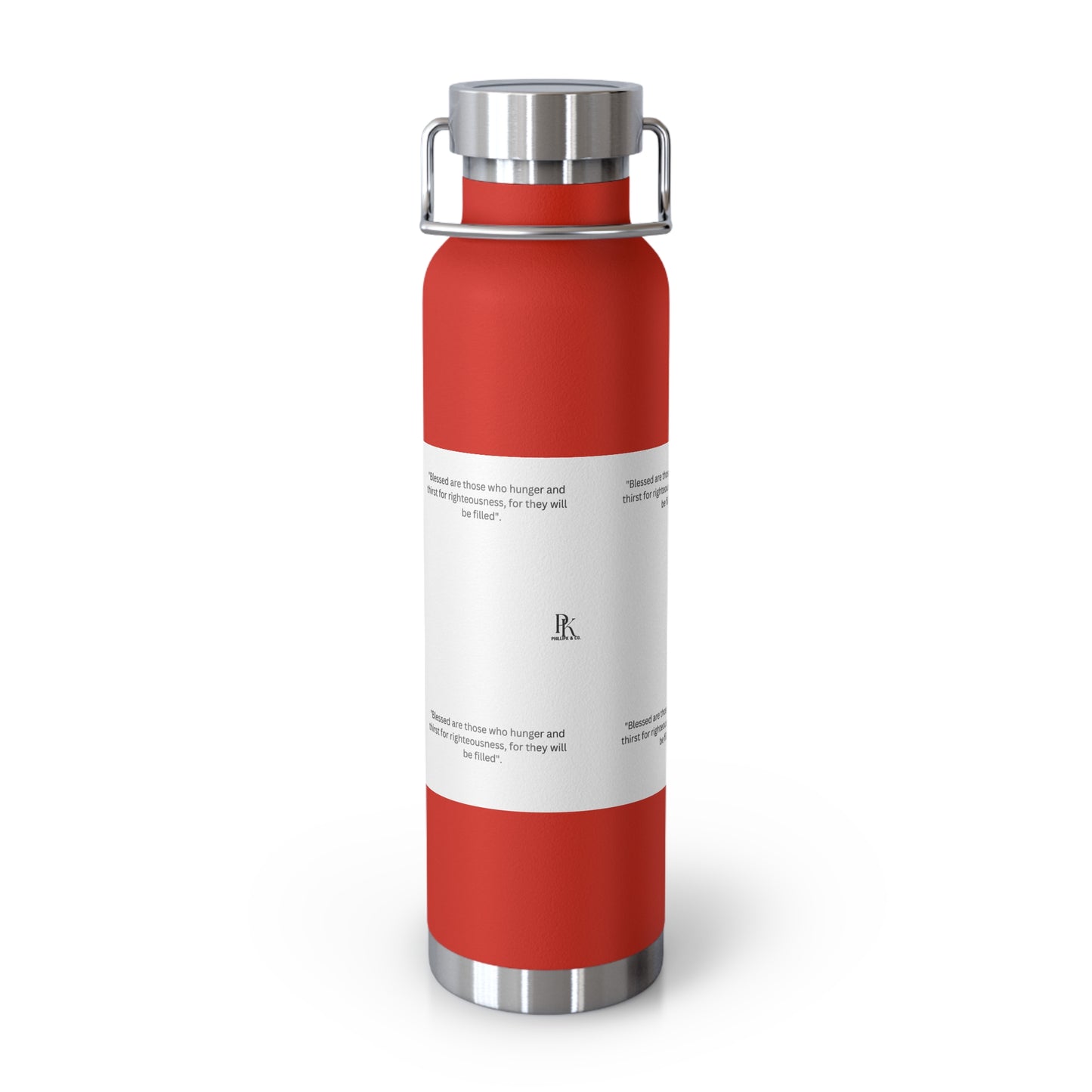 Copper Insulated Water Bottle - 22oz - PhillipK & Co.