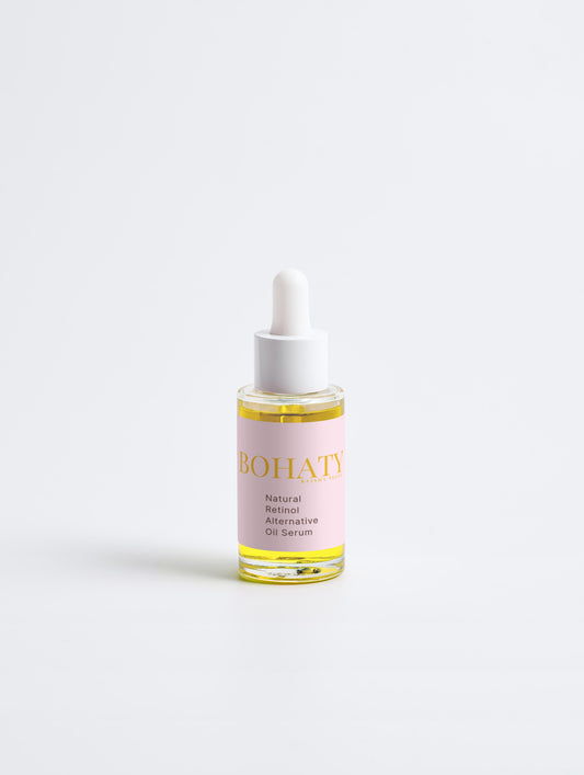 Natural Retinol Alternative Oil Serum with Bakuchiol & Rosehip