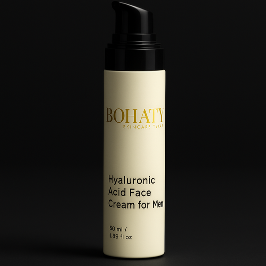 Luxury Men’s Hyaluronic Acid Face Cream – Vegan | BOHATY by Keisha Tessa