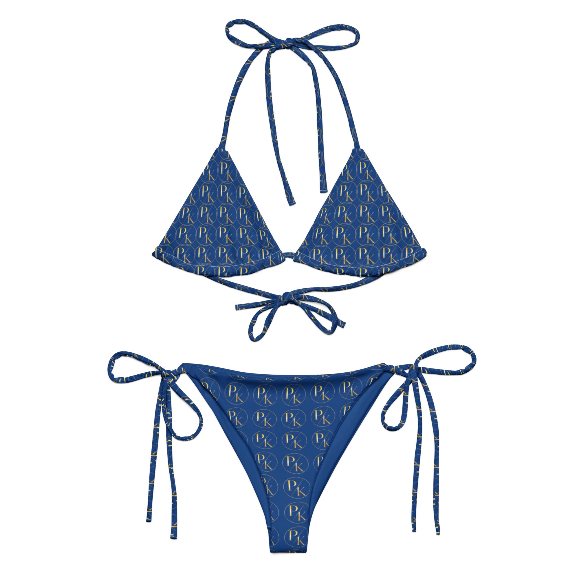 Monogram Recycled String Bikini